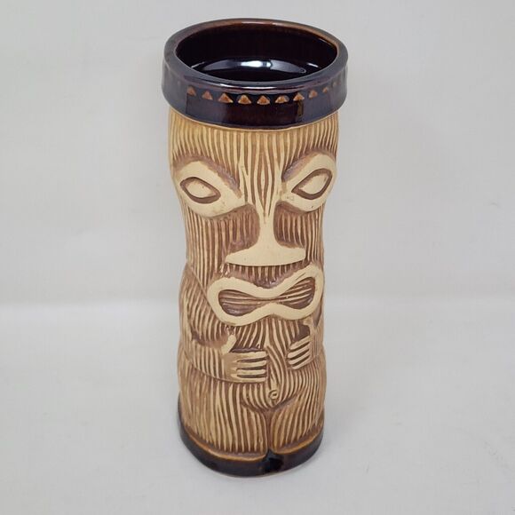 Tiki Mug Bar Cup Vase PMP Paul Marshall Ceramic Hawaiian Classic Art - Picture 3 of 8